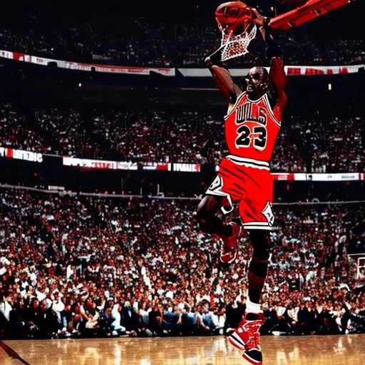 Prompt: Michael Jordan wallpaper