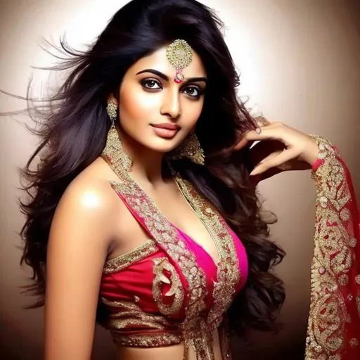 Prompt: gorgeous indian women