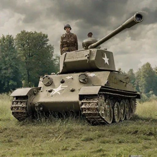 Prompt: Germany  tank ww2 
