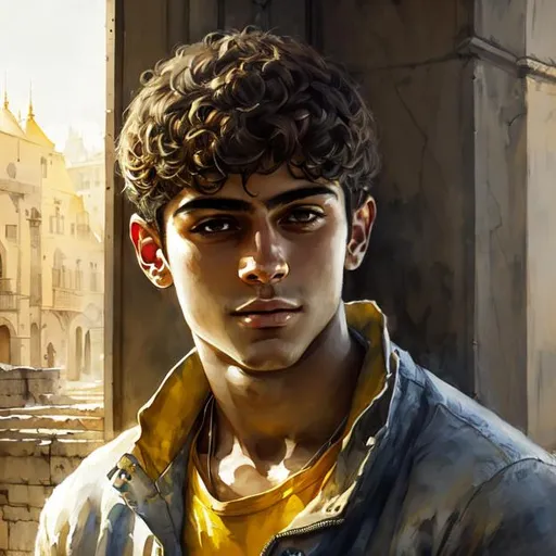 Prompt: create most beautiful photograph of most beautiful fictional, Kurdish young boy, extremely, detailed environment, detailed background, intricate, detailed skin, natural colors , professionally color graded, photorealism, 8k, moody lighting.