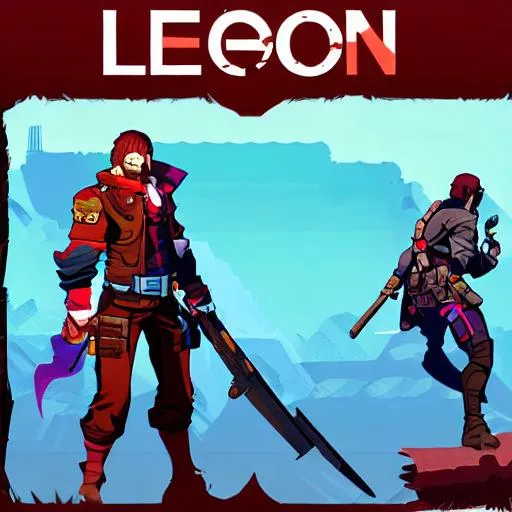 Prompt: Leon Kennedy as a character in Dead Cells