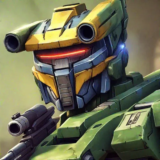 Prompt: realistic autobot sniper headshot