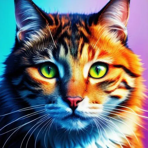 Prompt: Splash art, a cat head, ((white background)), roaring, epic Instagram, artstation, splash style of colorful paint, contour, hyperdetailed intricately detailed , unreal engine, fantastical, intricate detail, splash screen, complementary colors, fantasy concept art, 8k resolution,  deviantart masterpiece, oil painting, heavy strokes, paint dripping, splash arts 