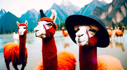 Prompt: lamas with hats
mask is gone
lore is dead
lama is happy
