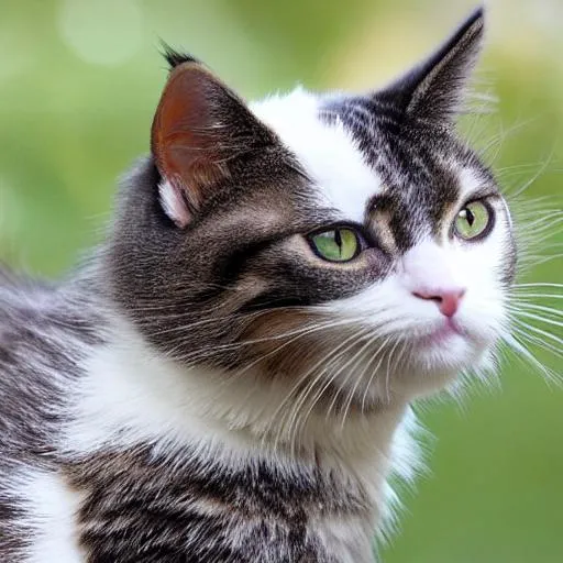 cat made of teeth OpenArt