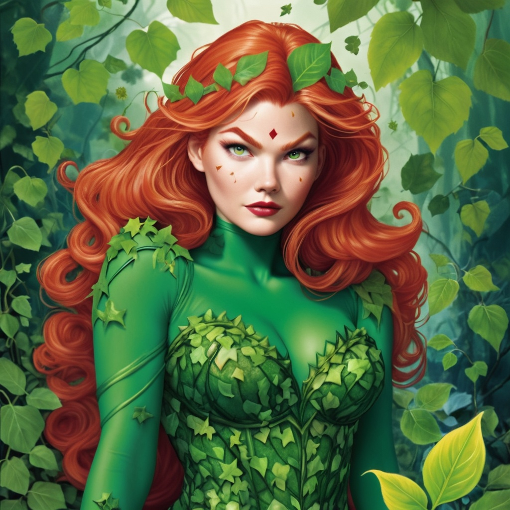 Elisha Cuthbert as poison ivy