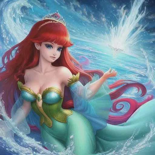 STL file ARIEL LITTLE MERMAID PRINCESS DISNEY CHARACTER CUTE ANIME GIRL 3D  PRINT 🧜‍♀️・3D printer model to download・Cults