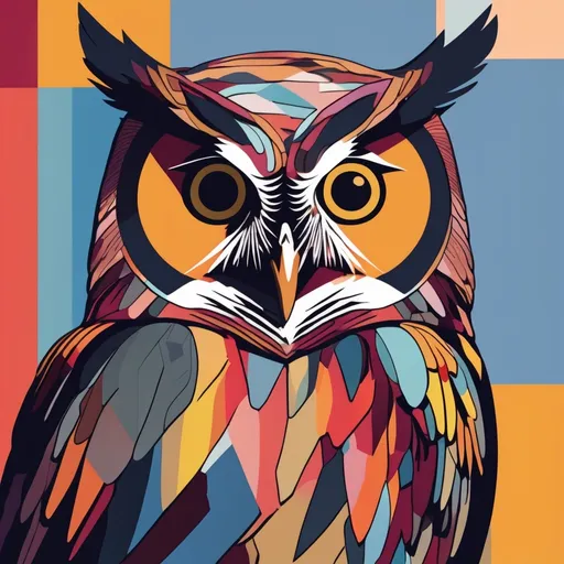 Prompt: Abstract owl