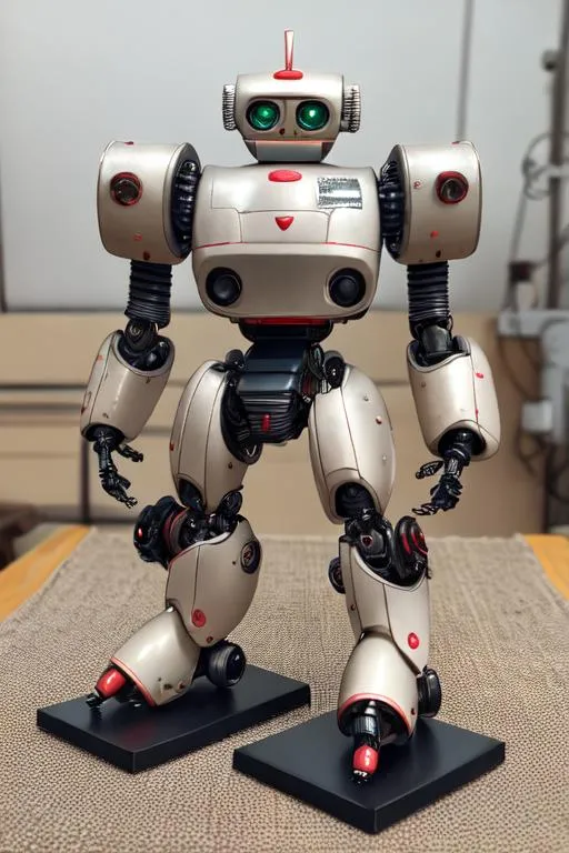 Prompt: japan anime robot look like "Choriki Robo Galatt"

vintage, miniature. (high detailed skin:1.2), 8k uhd, dslr, soft lighting, ideal human, high quality, film grain, Fujifilm XT3, hyper realistic