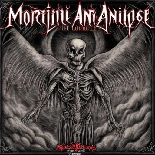 Prompt: Animate a morbid angel
