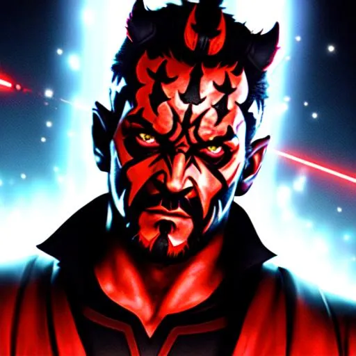 Prompt: darth maul,