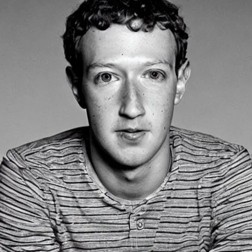 Prompt: Photo Realistic 70mm portrait of (Mark Zuckerberg) making the most anxious face expression possible, unsettling, uncomfortable, studio lighting, big eyes, detailed eyes, anxiety, evil, bizarre, meth, crackhead, intoxicated, anorexic, unhealthy