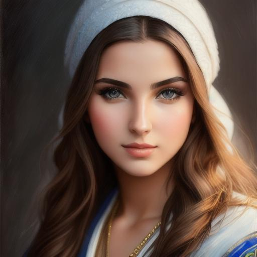 beautiful bosnian girl oil painting, UHD, 8k, Very d... | OpenArt