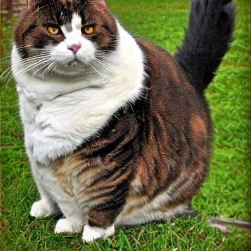 Prompt: fat cat