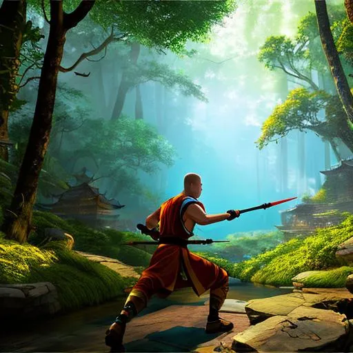 monk warrior wallpaper