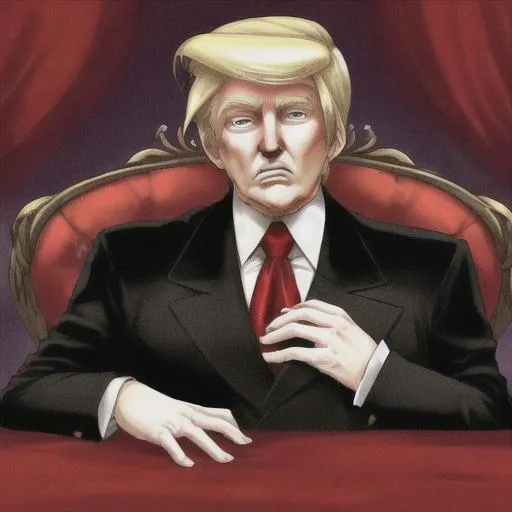 Prompt: trump but he is the godfather