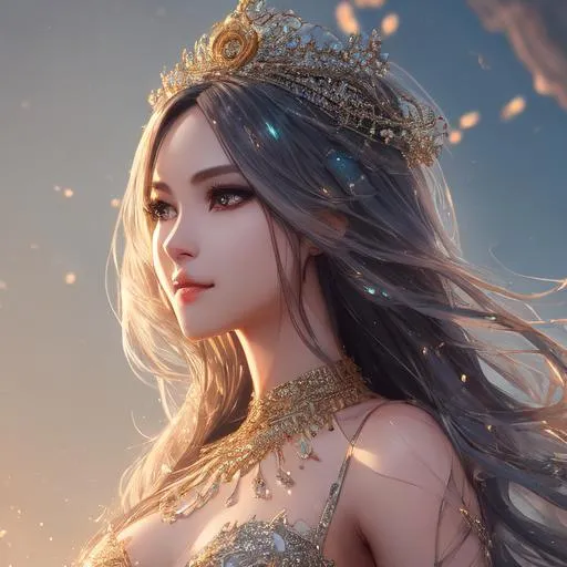 Prompt: splash art, by Greg rutkowski, hyper detailed perfect face,

beautiful kpop idol, full body, long legs, perfect body,

high-resolution cute face, perfect proportions,smiling, intricate hyperdetailed hair, light makeup, sparkling, highly detailed, intricate hyperdetailed shining eyes,  

Elegant, ethereal, graceful,

HDR, UHD, high res, 64k, cinematic lighting, special effects, hd octane render, professional photograph, studio lighting, trending on artstation