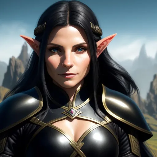 Prompt: portrait of a fantasy halfling girl, elf, black cloak, long black hair, Model: Katee Sackhoff, a feminine hero in tight leather armor in a dark fantasy theme, fantasy world skyline, photo realistic, hyperrealism, artstation, HD, 4K, dynamic lighting, hyperdetailed very hard colorful pencil strokes lineart, hyperdetailed dynamic action light effect in the air, colorful glowing glamour sunshine, windy, studio lighting, cinematic light, hyperdetailed light reflection, intricate iridescent glowing glamour colorful light reflection, hyper detailed strong shading, glamorous sky, impressionist painting, key visual, precise lineart, cinematic, masterfully crafted, 8k resolution, beautiful, stunning, ultra detailed, expressive, hypermaximalist, colorful, rich deep color, brush strokes, pencil strokes, UHD, HDR, UHD render, high quality 3D anime art, 3D render cinema 4D, digital painting, perfect composition, 16k upscaled image, illustration, key visual, precise lineart, cinematic, masterfully crafted, 8k resolution, beautiful, stunning, ultra detailed, expressive, hypermaximalist, colorful, rich deep color, brush strokes, pencil strokes, UHD, HDR, UHD render, high quality 3D anime art, 3D render cinema 4D, digital painting, perfect composition, 16k upscaled image, illustration, impressionist painting, hyper detailed full body leather clothes, ultra realistic hyperdetailed soft watercolor clothes wrinkle shading, stray hairs, intricate hyperdetailed energetic blue eyes, intricate hyperdetailed beautiful gloss lips, intricate hyperdetailed face, complex, hyperdetailed quality 3D anime, female cleavage