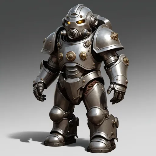 Prompt: halfling power armor