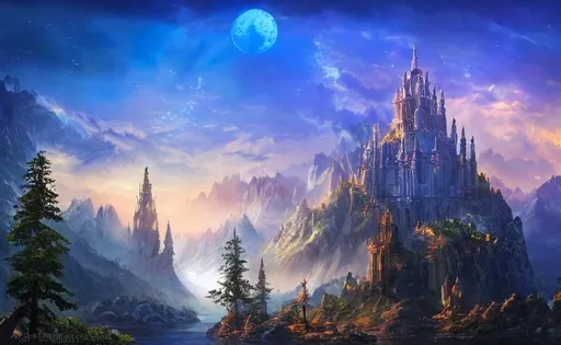 beautiful fantasy landscape, photorealistic, high re... | OpenArt