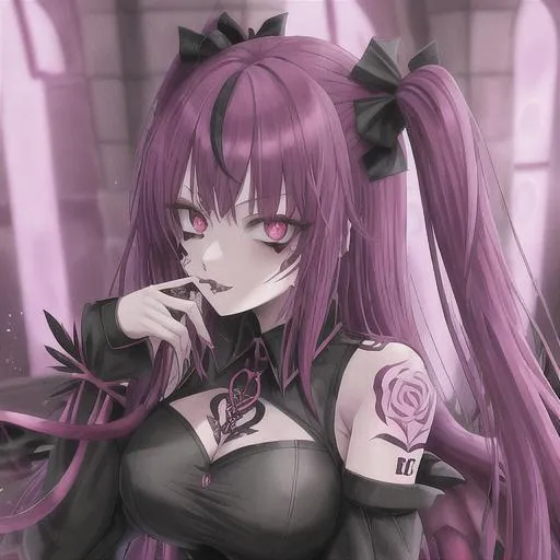 Anime Goth Female by LuciaNya96 on DeviantArt
