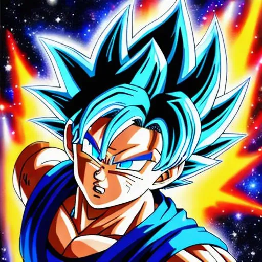 Ultra instinct goku in space | OpenArt