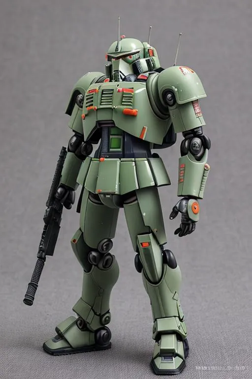 Prompt: japan anime robot look like "	Armored Trooper VOTOMS"

vintage, miniature. (high detailed skin:1.2), 8k uhd, dslr, soft lighting, ideal human, high quality, film grain, Fujifilm XT3, hyper realistic