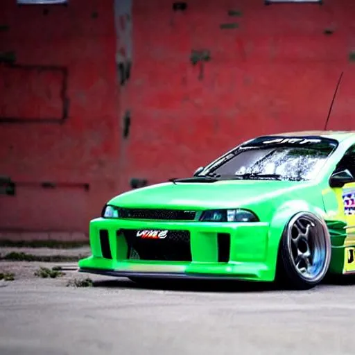 Prompt: Drift car