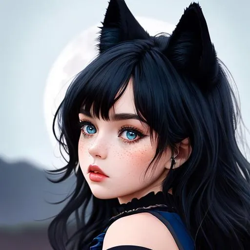 Black hair blue eyes #love  Dark hair blue eyes, Black hair blue eyes,  Blue hair