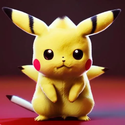 Prompt: Pikachu playing pokemon