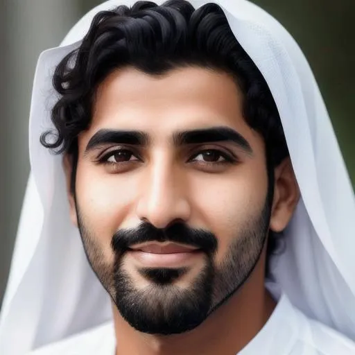 Prompt:  a kuwaiti man aged 35 years with dark curls,4k,  facial closeup



