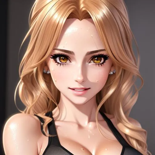 Prompt: semi-realistic anime girl, skin highlights, hair highlights, sweat,
blushing, movie scene, adult researcher, glamour, cleavage,
wonderful face, very detailed face, extremely detailed face, highly detailed face, kissy face, happy,
perfect face, perfect eyes, perfect teeth, perfect body, perfect anatomy, beautiful body, trending on instagram, trending on tiktok, trending on artstation, trending on cgsociety, white sclera,
photorealistic, masterpiece, cinematic, 16k artistic photography, epic, drama, 
romance, glamour, beauty, 
cinematic lighting, dramatic lighting, insanely detailed, soft natural volumetric cinematic lighting, award-winning photography, rendering, hd, high definition, 
highly detailed