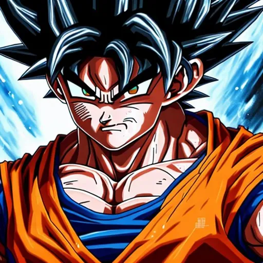 Prompt: Hi resolution, hyper realistic painting of Goku
