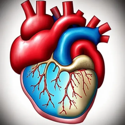 Prompt: Human heart anatomy