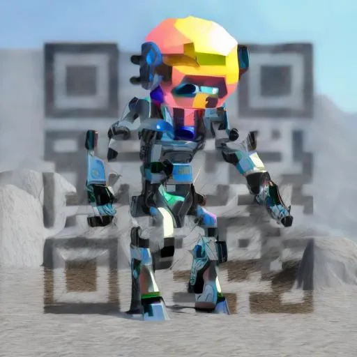 Prompt: png robot