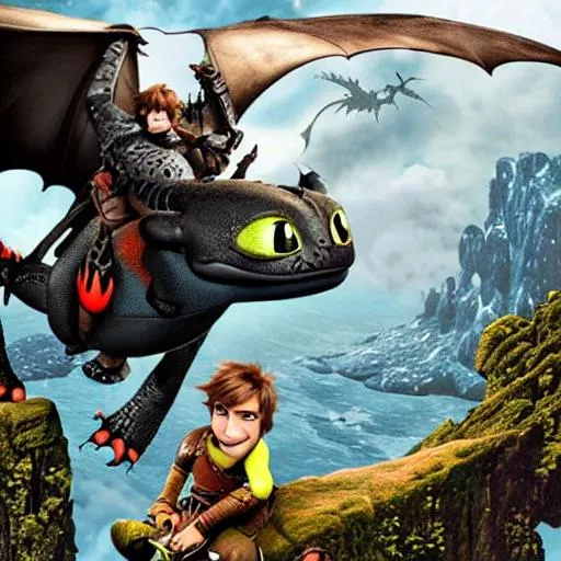 How to train your dragon characters in real life