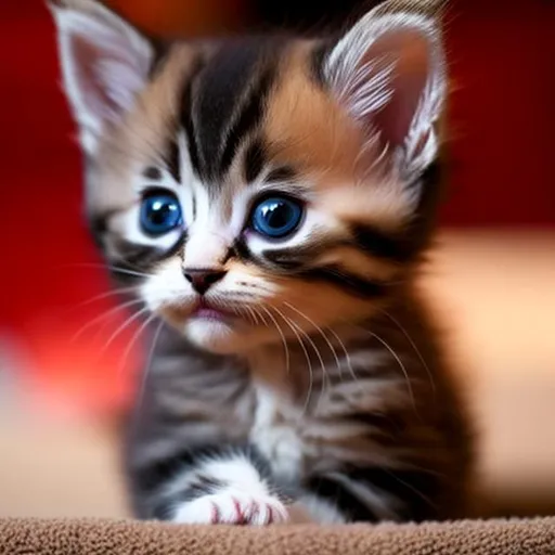 Prompt: Adorable kitten