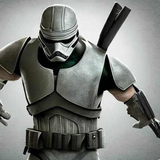 Prompt: Ninja turtle storm trooper high quality