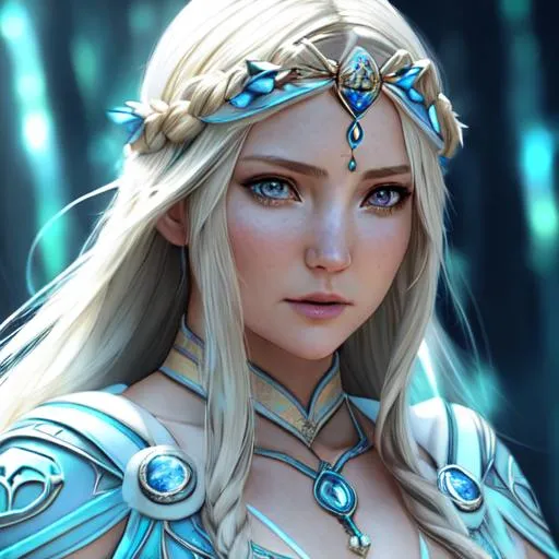 gorgeous Valkyrie, Norse Mythology, cinematic light