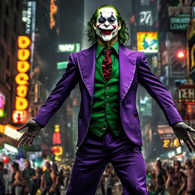 Scott Adkins as The Joker. 10k UHD, Muscular build,... | OpenArt