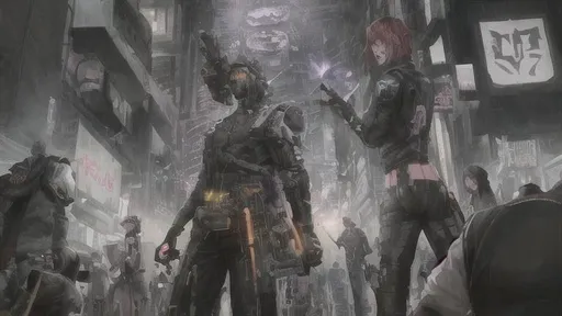 Prompt: Cyberpunk mechs, Riots in the streets, corporate corruption, cities burning, and a single flower in the chaos, tear gas, gas masks, pills, cash money