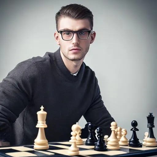 Prompt: The game of chess as human being