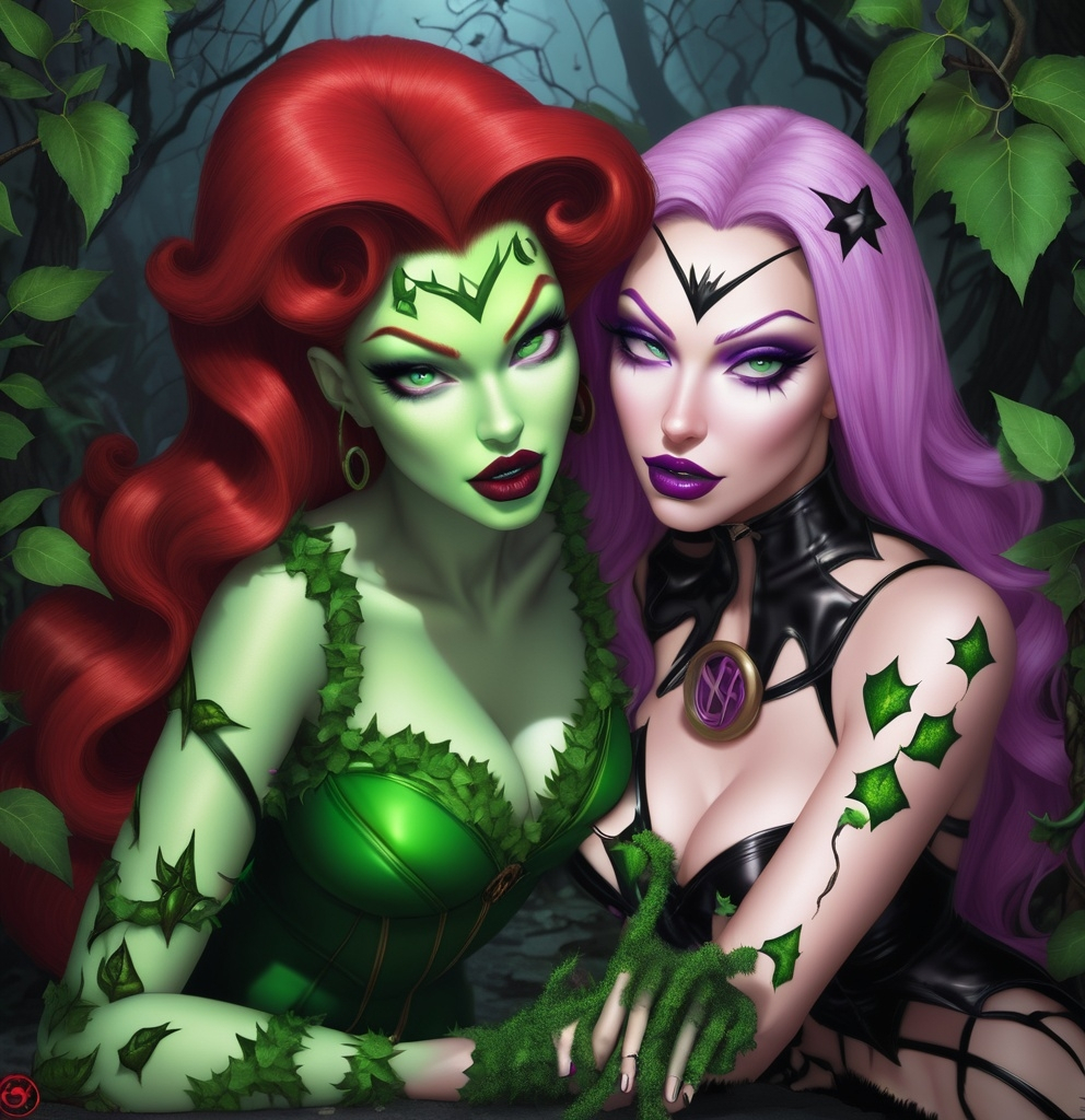Poison ivy hypnotic bimbo close up hyp...