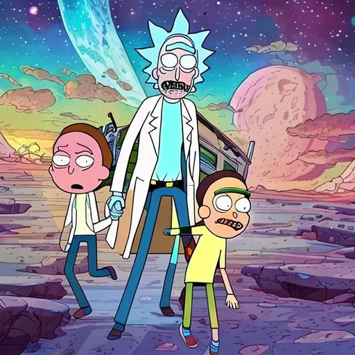 Prompt: Rick and Morty