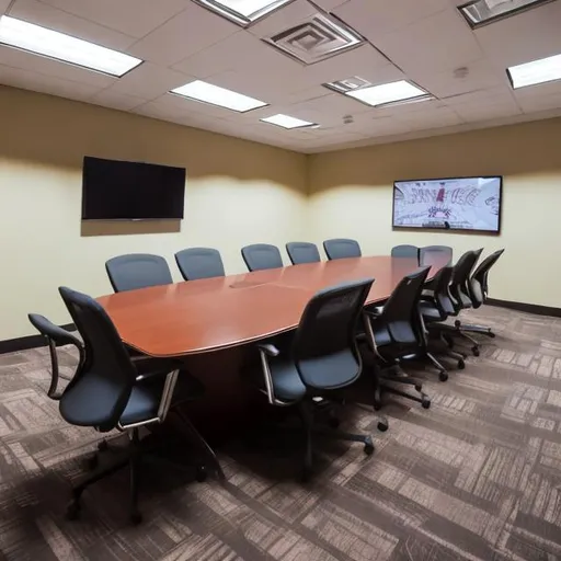 Prompt: conference room