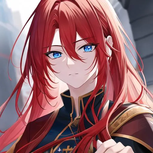 Prompt: Zerif 1male (Red side-swept hair falling between the eyes, blue eyes), highly detailed face, 8K, Insane detail, best quality, UHD, Highly detailed, insane detail, high quality. He's holding Haley's hand, she is pregnant.