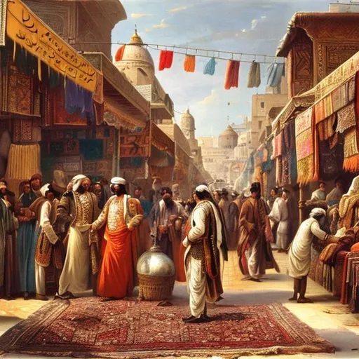 arabian market paintings