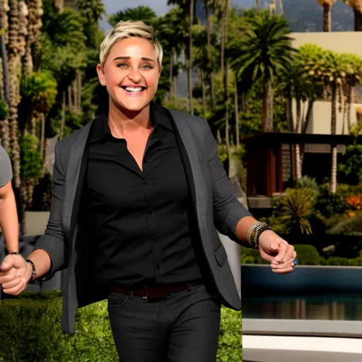 Prompt: Ellen "The Rock" DeGeneres 