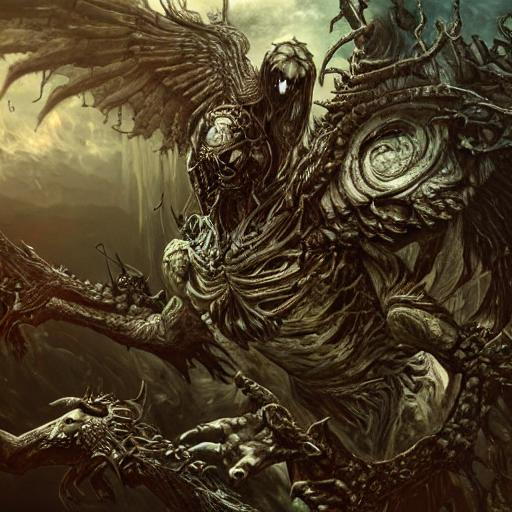 Dark art, giant monster, artstation, hyperdetailed i... | OpenArt