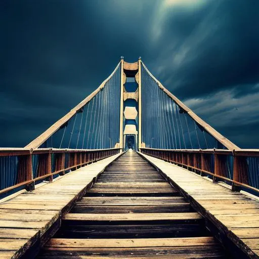 Prompt: The bridge between life and death